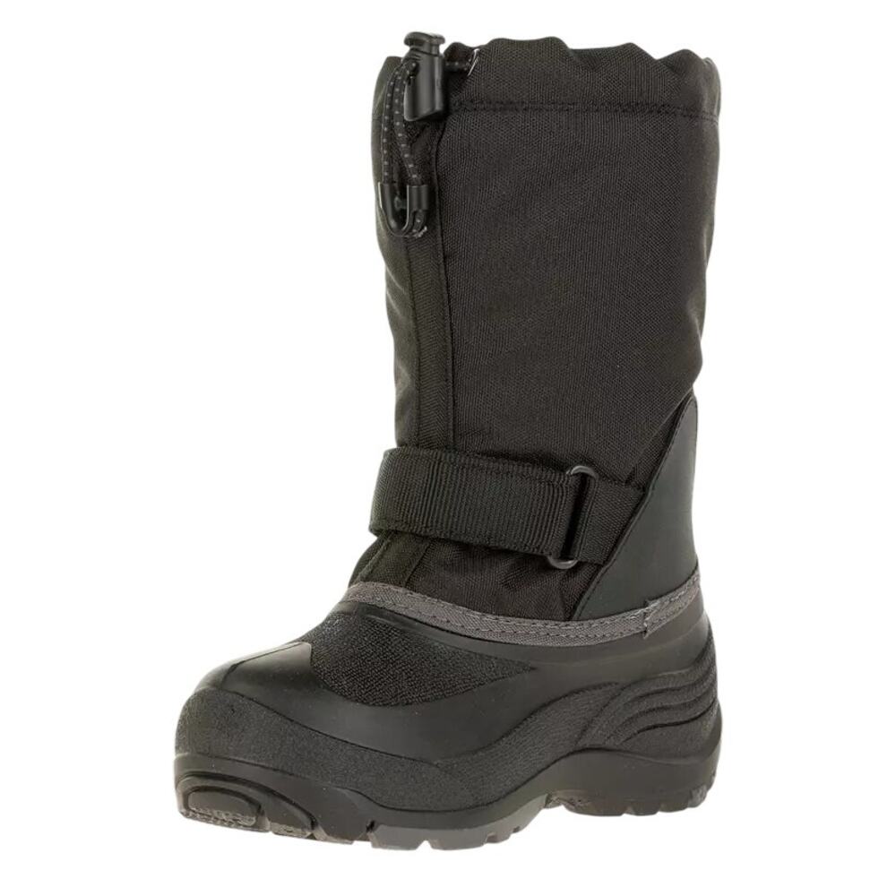 Kamik Kids Waterbug 5 Winter Boots US 5 EU 37 Black Insulated Waterproof GUC